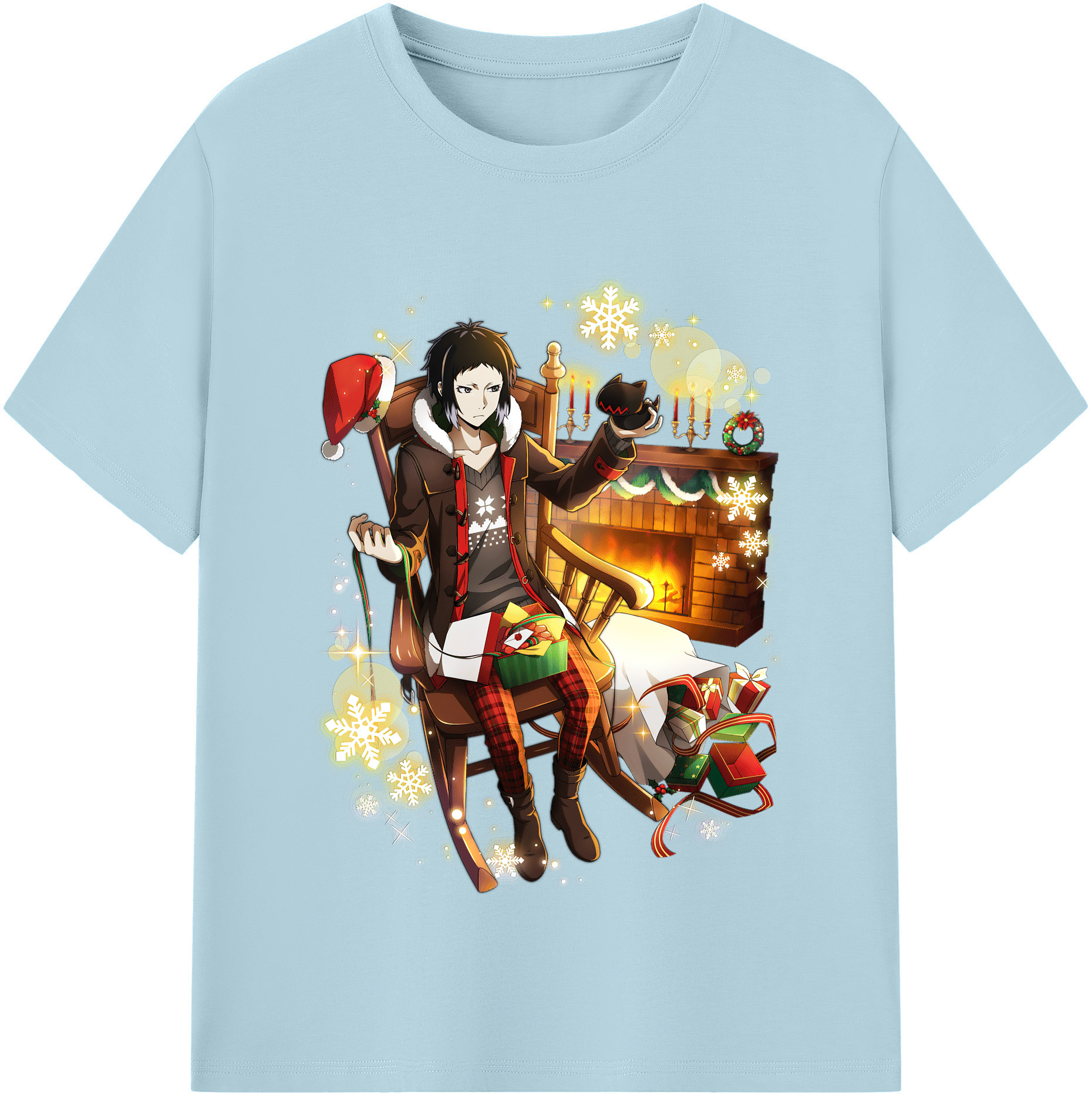 （画像用） 文豪ストレイドッグス Bungo Stray Dogs 綿100％半袖Tシャツ（フロントプリント）